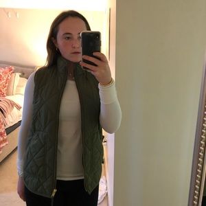 Woman’s Jcrew Army Green Vest